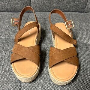 American Eagle Outfitters Brown Espadrille Sandals